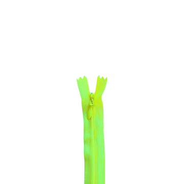 Nahtverdeckter Reissverschluss 60cm - 018 - Neon Gelb