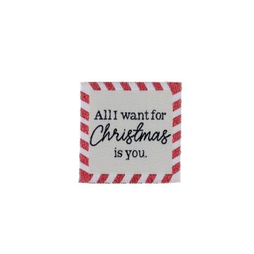 Bohin Kleding label - All i Want for Christmas is you