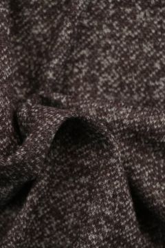 Sweatshirtstoff Melange Braun