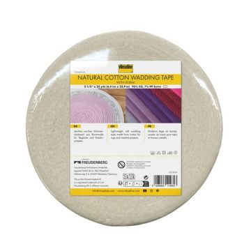 Vlieseline - Natural Cotton Wadding Tape - 64mm Beige