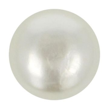 Knopf - Gewölbt mit Öse Perle - 10 mm