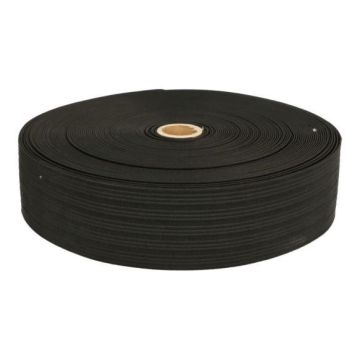 taille gummi - 50 mm - Schwarz