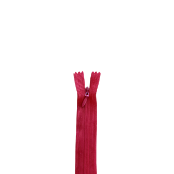Nahtverdeckter Reissverschluss 40cm - 519 - Rot