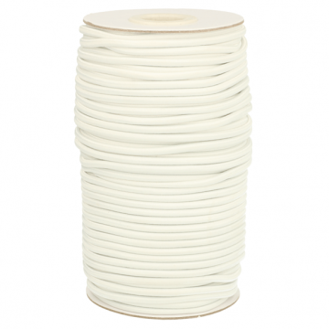 Gummikordel 3mm - 089 Ecru