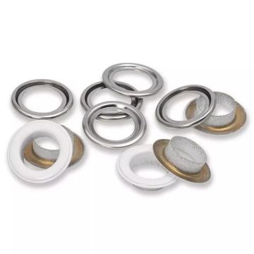 Prym - Gekleurde Nestelringen 11mm - White