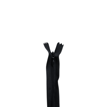 Nahtverdeckter Reissverschluss 40cm - 580 - Schwarz