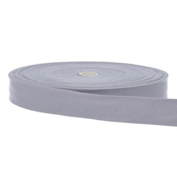 Köperband Baumwolle - 30 mm - Grey
