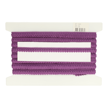 Dessous - Spitzenband Elastisch - 15mm - Eggplant