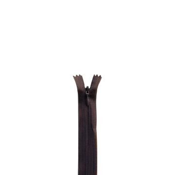 Nahtverdeckter Reissverschluss 40cm - 917 - Dunkelbraun