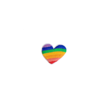 applicatie - Rainbow color tiny Heart