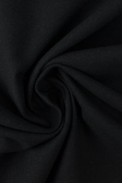 Baumwollflanell - Black 