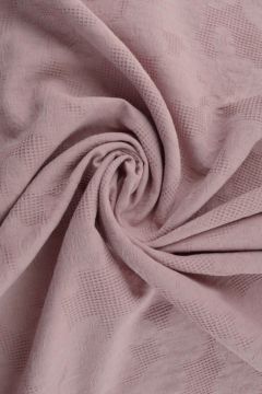 Katoen Jacquard - Vintage Roze