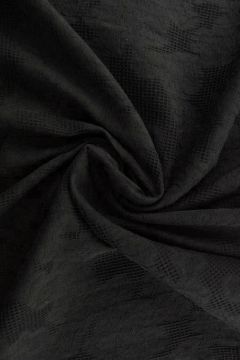 Katoen Jacquard - Zwart