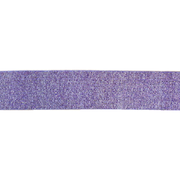 Glitzer Gummiband - Lilac Purple - 35 mm