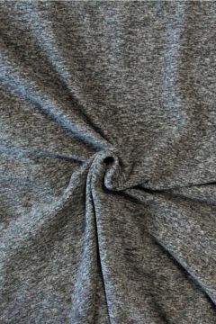 Fleece Print - Light Grey/Grey Melange