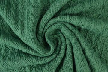 Knitted Cable Jersey - Dark Green - 32