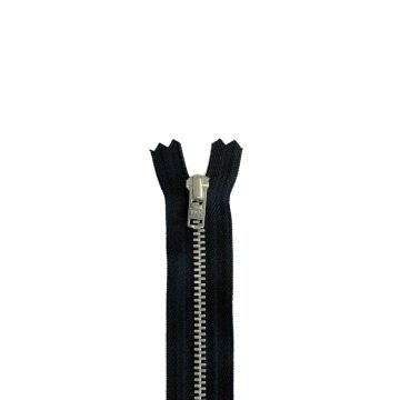 YKK - Reißverschluss für Hosen Nicht Teilbar - 12cm - Black - 580