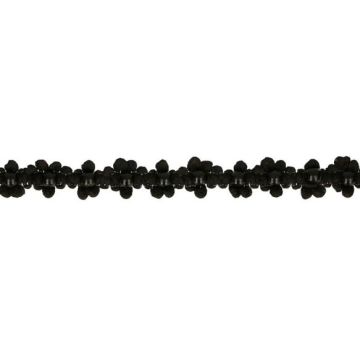 Spitzenband - Black Pearls