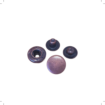 Metall-Druckknopf 15mm-Old Copper