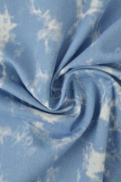 Chambray - White Tie Dye on Vintage Blue