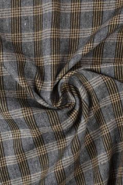 Flanell - Karostoff Camel/Black/White