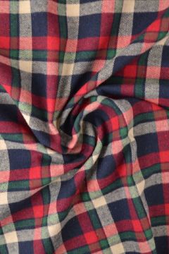 Flanell - Karostoff Green/Navy/Red/Beige