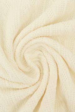 Knitted Cable Jersey - Creme