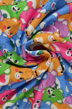 Sweatshirtstoff - Multicolor Bears