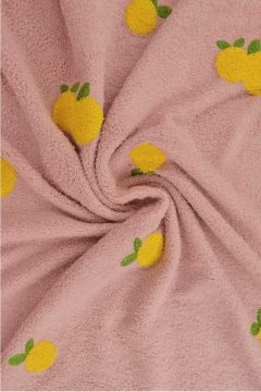 Zachte Badstof - Lemons on Old Pink