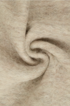 Mantelstoff Deluxe - 65% Wolle - Beige