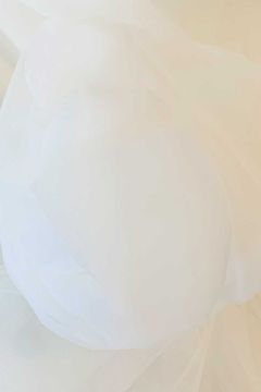 Tüll Feuerhemmend - 300cm - Silk White
