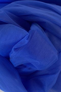 Brandvertragende Tule - 280cm - blue