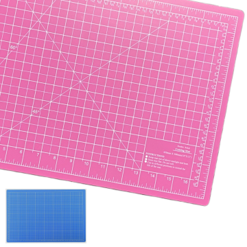 Schneidematte 30x45cm Blau/Rosa
