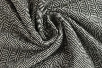 Tweed Fisbone - Grey