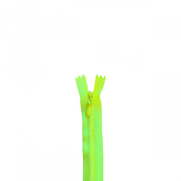 Nahtverdeckter Reissverschluss 40cm - 018 - Neon Geel