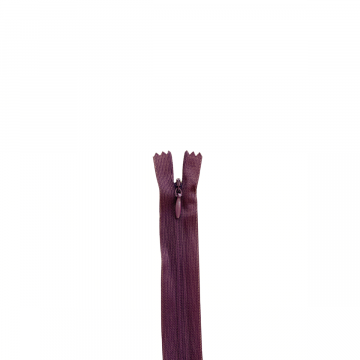 Nahtverdeckter Reissverschluss 60cm - 021 - Bordeaux
