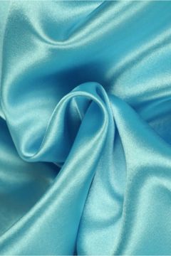 Satin Aqua Blau