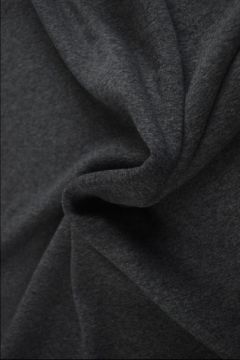 Sweatshirtstoff Dunkel Grau