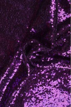 Paillettenstoff - Violett