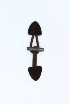 Kordel und Holzknebel - Dark Brown