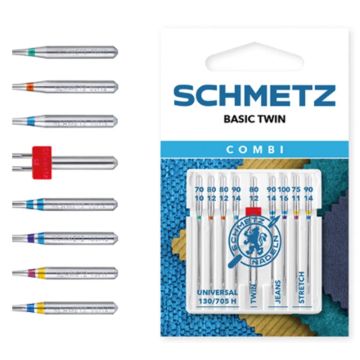 Schmetz Combi Basic Twin box 9 naalden