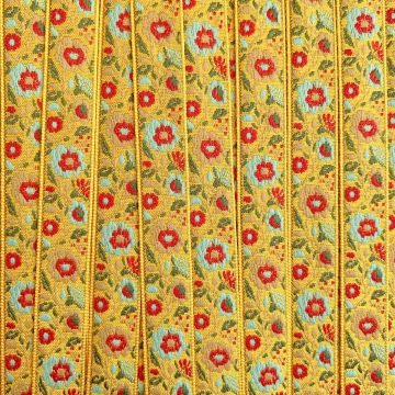 Bänder Cute Flowers Yellow - 12mm