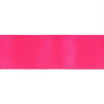 Luxus Satin Band 10mm-999 - Neon Pink