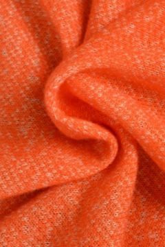 Sweatshirtstoff Melange Orange 