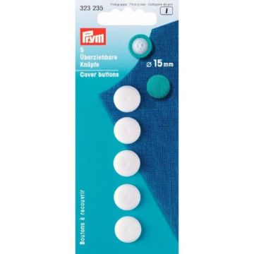 Prym Überziehbare Knöpfe Kunststoff - 15 mm