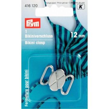 Prym Bikini/Gürtelverschluss Silber Kleeblatt - 12mm