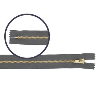 Reißverschluss Hose Gold - 013 - Grey - 15 cm