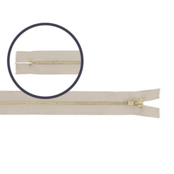 Reißverschluss Hose Gold - 572 - Sand - 8 cm 