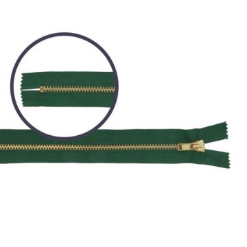 Reißverschluss Hose Gold - 890 - Dark Green - 18 cm