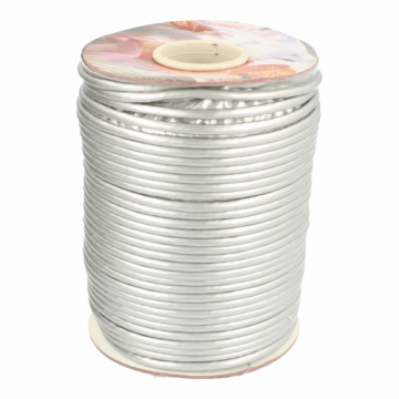 Paspelband Lackleder- 006 Silber